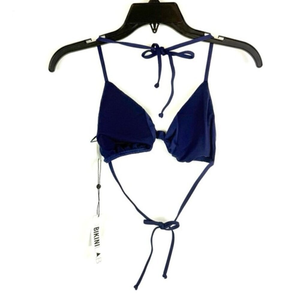 The Bikini Lab Women’s Blue String Bikini Top Size L